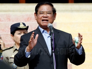 Phó thủ tướng, thành viên cấp cao CPP So Kheng. (Ảnh: The Cambodia Herald)