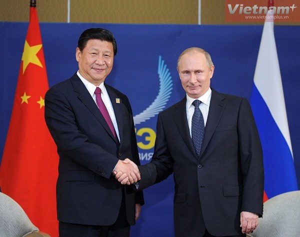 Tổng thống Nga Vladimir Putin và Chủ tịch Trung Quốc Tập Cận Bình đều nằm trong top người có ảnh hưởng nhất thế giới (Nguồn: THX/TTXVN)