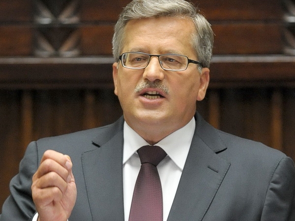 Tổng thống Ba Lan Bronislaw Komorowski.