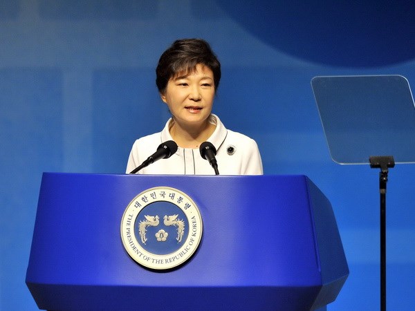 Tổng thống Hàn Quốc Park Geun-hye. (Ảnh: AFP/TTXVN)