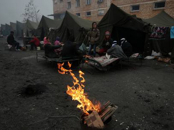 Tại một trại tị nạn người Syria ở Bulgaria. (Nguồn: AP)