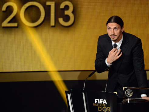 Ibrahimovic chia sẻ về Bàn thắng đẹp nhất năm. Ảnh: AFP.