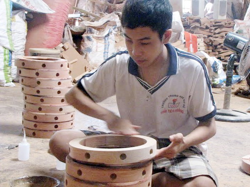 Sản phẩm từ gỗ là một trong nhóm hàng xuất khẩu lớn của Đồng Nai.