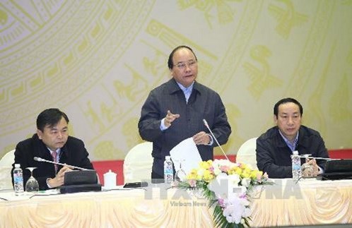 Phó thủ tướng Nguyễn Xuân Phúc chủ trì hội nghị trực tuyến