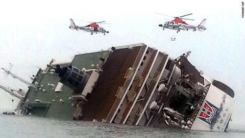 Chuyến phà Sewol bị chìm.