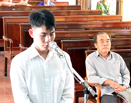 Bị cáo Trương Ngọc Hoài Mến tại tòa ngày 30-5.