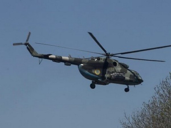 Một chiếc trực thăng quân sự Ukraine. (Nguồn: Reuters)