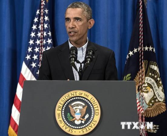 Tổng thống Obama tuyên bố một sự mệnh dài hạn nhằm đánh bại phiến quân IS. (Ảnh: AFP/TTXVN)
