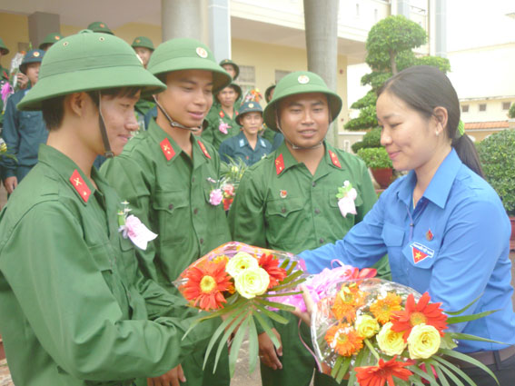 Chúc mừng anh trước lúc lên đường 