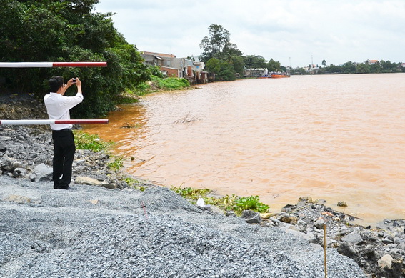 Một góc khu vực sông Đồng Nai, nơi sẽ triển khai dự án