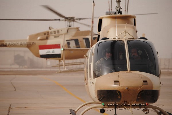 Trực thăng Bell 407 của quân đội Iraq. (Nguồn: defenseindustrydaily.com)