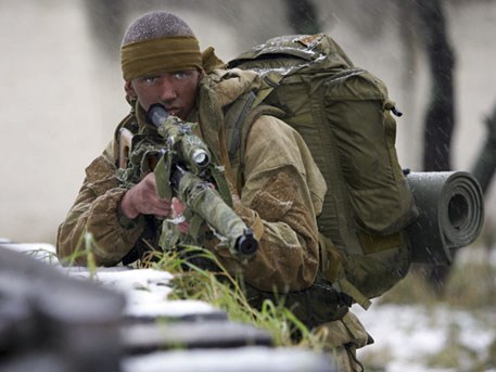 Một chiến sĩ đặc nhiệm Nga (Ảnh minh họa: http://tvzvezda.ru/)