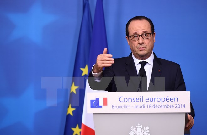 Tổng thống Pháp Francois Hollande vẫn đang đối mặt với vô vàn khó khăn trong nước. (Nguồn: AFP/TTXVN)