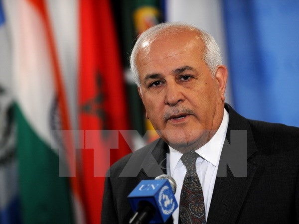 Đại sứ Palestine Riyad Mansour. (Ảnh: THX/TTXVN)