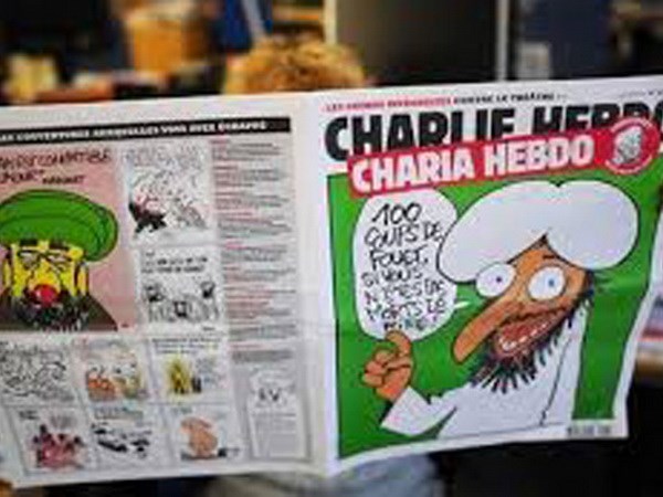 Biếm họa của tạp chí châm biếm Charlie Hebdo. (Nguồn: Reuters)