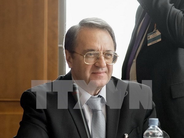 Thứ trưởng Ngoại giao Nga Mikhail Bogdanov. (Nguồn ảnh: AFP/TTXVN)