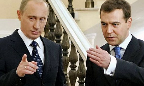 Hai nhà lãnh đạo Nga. (Nguồn: AP)