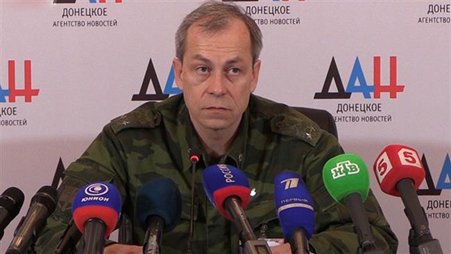 Phó chỉ huy lực lượng dân quân Cộng hòa Nhân dân Donetsk (DPR) tự xưng, ông Edward Basurin. (Nguồn: PressTV)