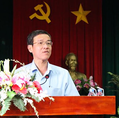 Chủ tịch UBND tỉnh Đinh Quốc Thái phát biểu chỉ đạo tại hội nghị