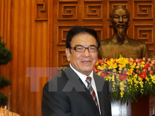 Ông Tề Kiến Quốc, Phó Chủ tịch Hội Hữu nghị Trung Quốc-Việt Nam, cựu Đại sứ nước Cộng hòa Nhân dân Trung Hoa tại Việt Nam. (Ảnh: TTXVN)