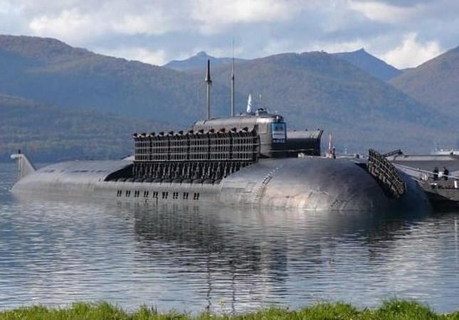 Tàu ngầm nguyên tử của Nga. (Nguồn: AP)