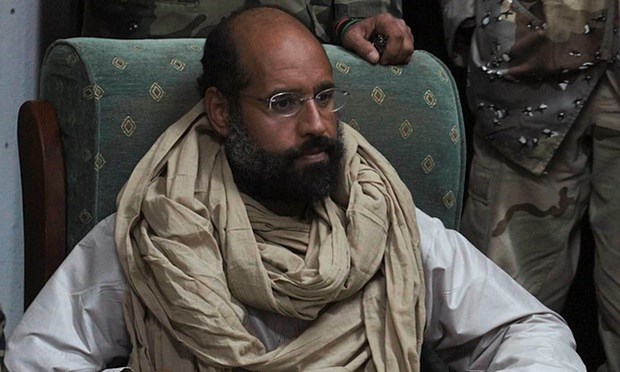  Saif al Isslam Gaddafi thời điểm mới bị bắt (Nguồn: AFP)