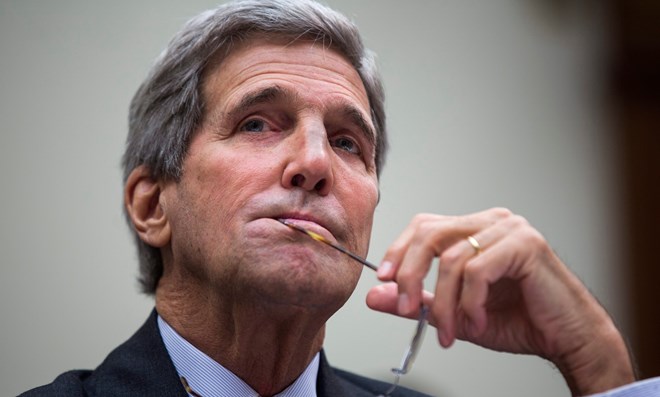Ngoại trưởng Mỹ John Kerry. (Nguồn: EPA)
