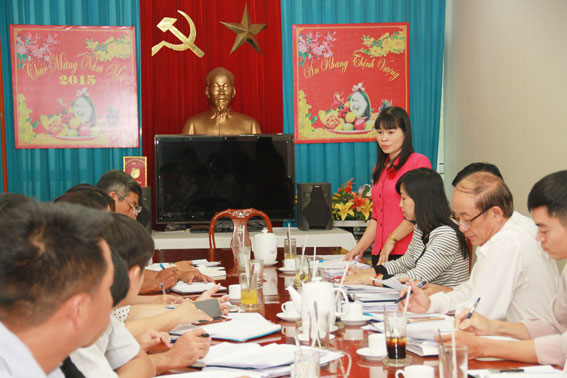 Bà Nguyễn Thị Thu Hiền phát biểu kết luận tại buổi giám sát