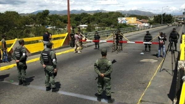 Khu vực biên giới Venezuela-Colombia căng thẳng hồi tháng 8. (Nguồn: TeleSUR)