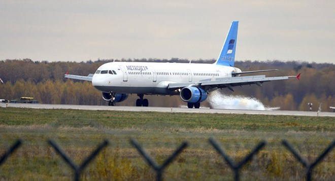 Máy bay A321 của hãng hàng không Kogalymavia. (Nguồn: AP)