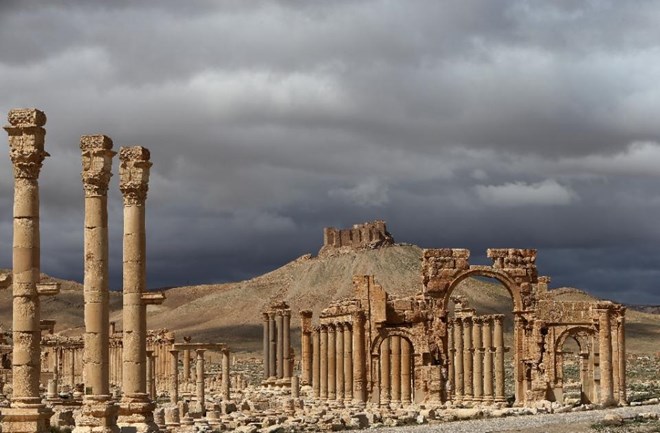 Thành phố cổ Palmyra. (Nguồn: AFP)