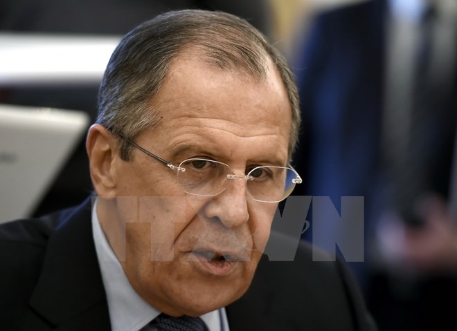 Ngoại trưởng Nga Sergei Lavrov. (Ảnh: AFP/TTXVN)