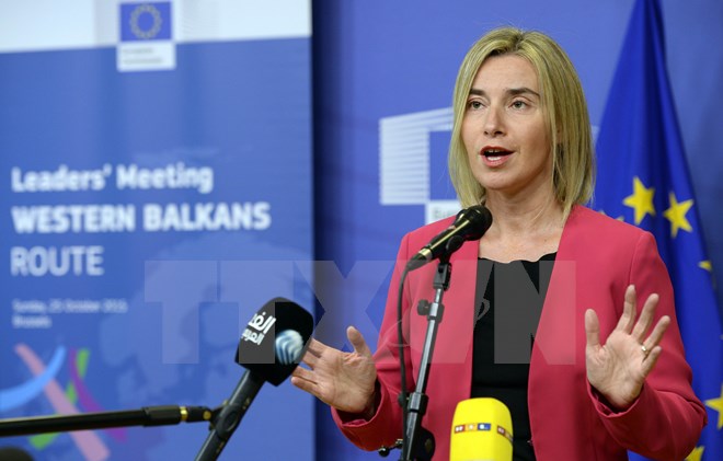 Bà Federica Mogherini. (Nguồn: AFP/TTXVN)