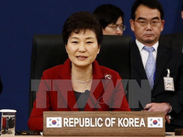 Tổng thống Hàn Quốc Park Geun-hye. (Nguồn: AFP/TTXVN)