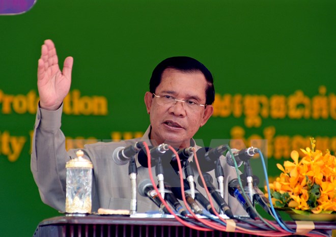 Thủ tướng Hun Sen. (Nguồn: THX/TTXVN)