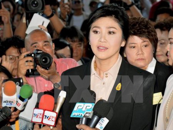 Thủ tướng Thái Lan bị lật đổ Yingluck Shinawatra. (Ảnh: Kyodo/TTXVN)