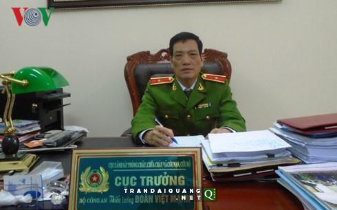 Thiếu tướng Đoàn Việt Mạnh, Cục trưởng Cục Cảnh sát Phòng cháy chữa cháy và Cứu nạn cứu hộ