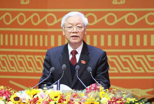 Tổng Bí thư Nguyễn Phú Trọng phát biểu bế mạc Đại hội