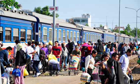 Hành khách xuống ga Biên Hòa lúc 15g15 phút