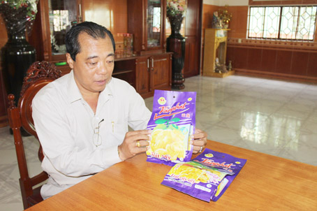 Ông Bùi Thanh Vân với khát khao xây dựng thương hiệu riêng cho nông sản Việt trên thị trường thế giới.