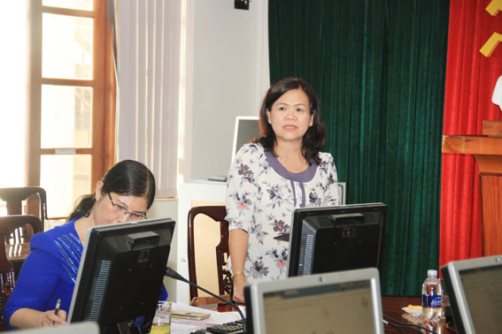 Phó chủ tịch UBND tỉnh Nguyễn Hòa Hiệp phát biểu tại hội nghị.