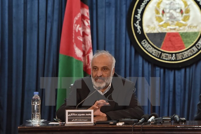 Cựu Bộ trưởng Quốc phòng Afghanistan Masoom Stanekzai. (Ảnh: AFP/TTXVN)