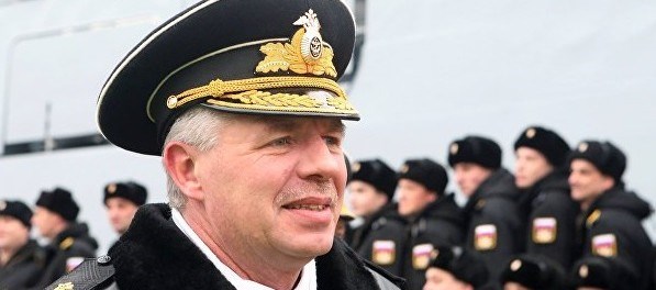 Tư lệnh Hạm đội Biển Đen của Nga Alexander Vitko. (Nguồn: en.sobytiya.info)