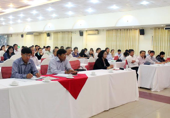 Các đại biểu tham dự hội nghị tập huấn