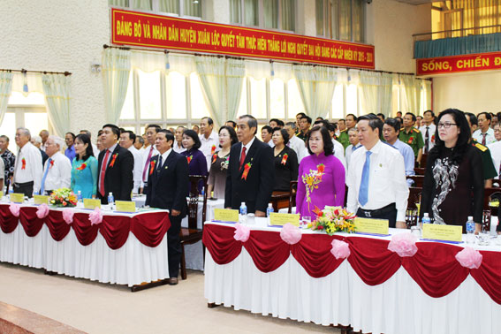 Các đại biểu tham dự lễ kỷ niệm