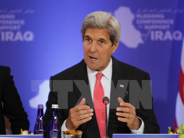 Ngoại trưởng Mỹ John Kerry. (Nguồn: AFP/TTXVN)