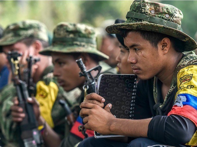 Thành viên Lực lượng Vũ trang cách mạng Colombia. (Nguồn: AFP)