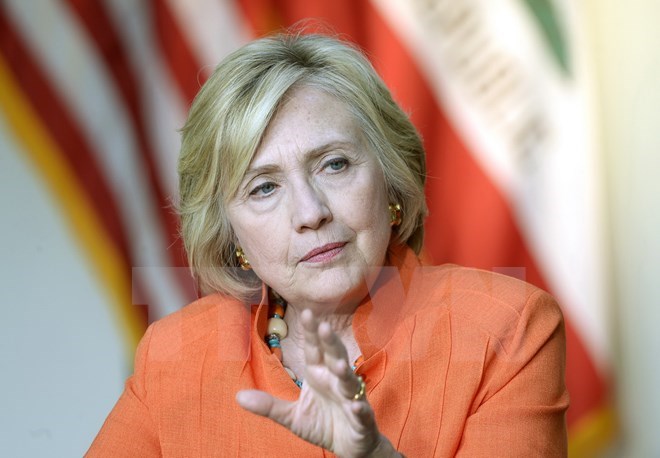 Ứng viên Tổng thống của đảng Dân chủ Hillary Clinton. (Nguồn: AFP/TTXVN)