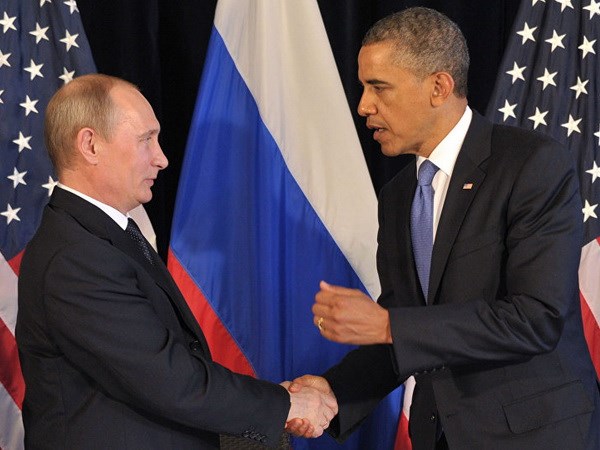 Tổng thống Nga Putin và người đồng cấp Mỹ Obama. (Nguồn: sputnik)