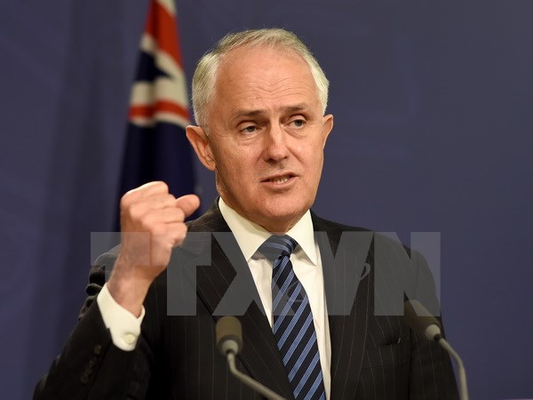 Thủ tướng Australia Malcolm Turnbull. (Nguồn: AFP/TTXVN)